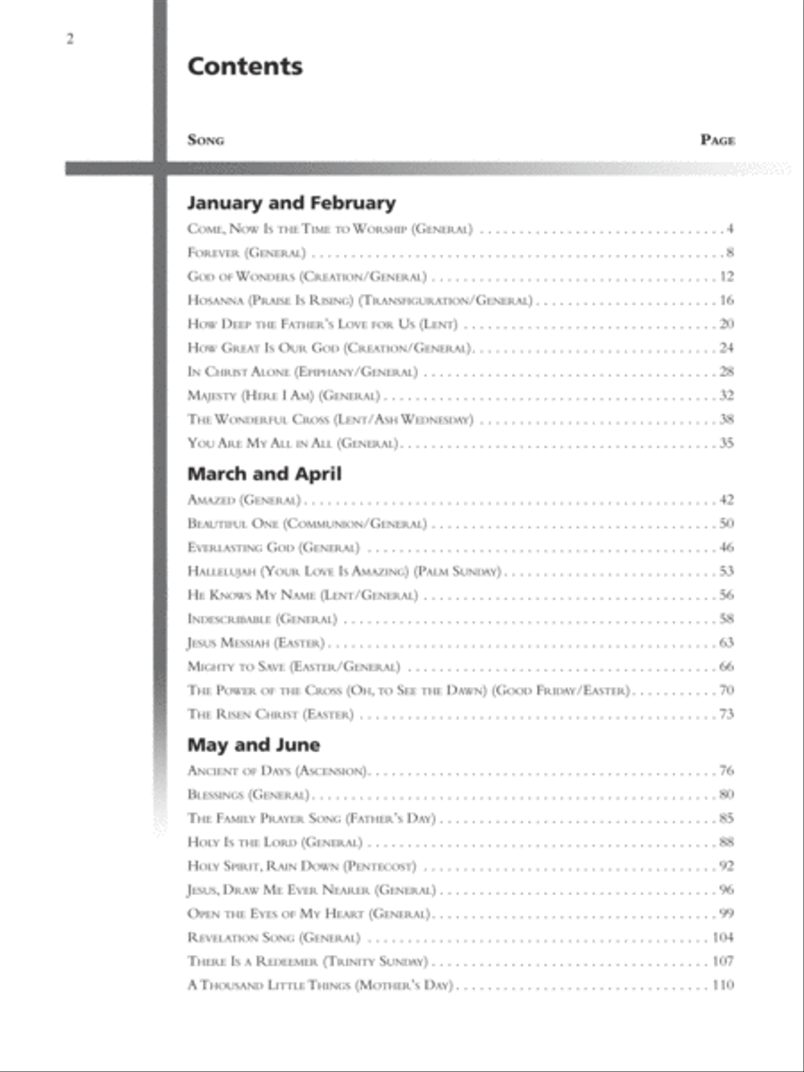 What Praise Can I Play on Sunday? Complete Collection -- For the Entire Church Year Piano Solo scores gallery preview page 2