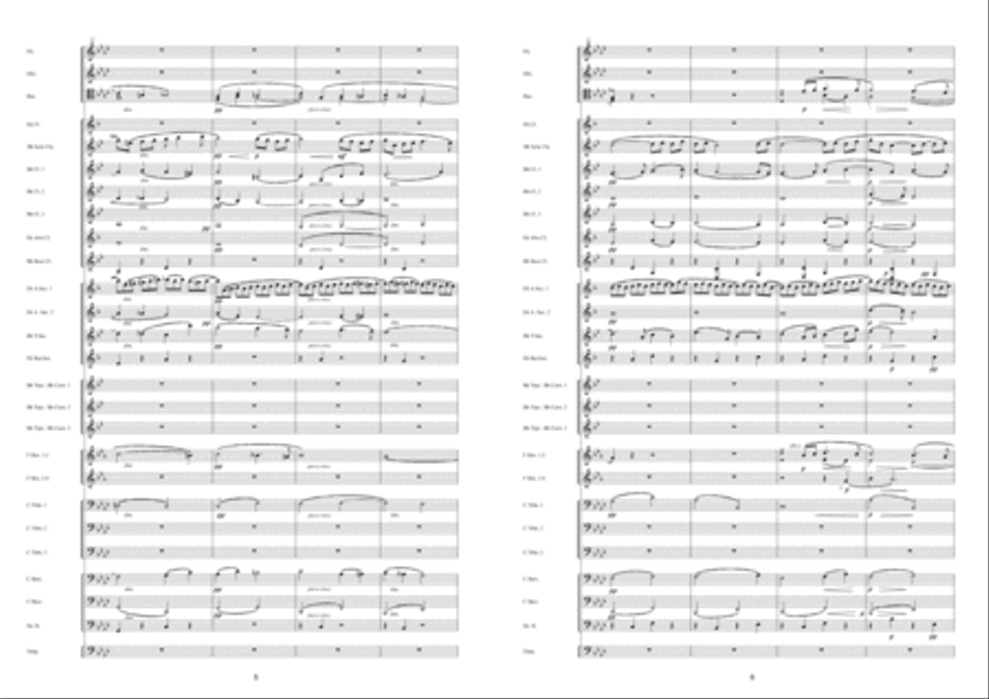 Adagio From Symphony No. 2 Concert Band scores gallery preview page 4