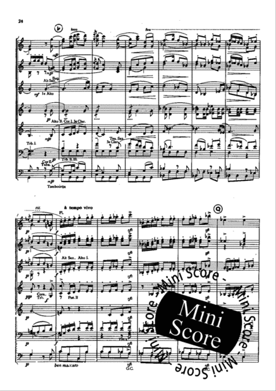 Piet Hein Rhapsodie Concert Band scores gallery preview page 26