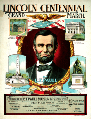 Lincoln Centennial. Grand March