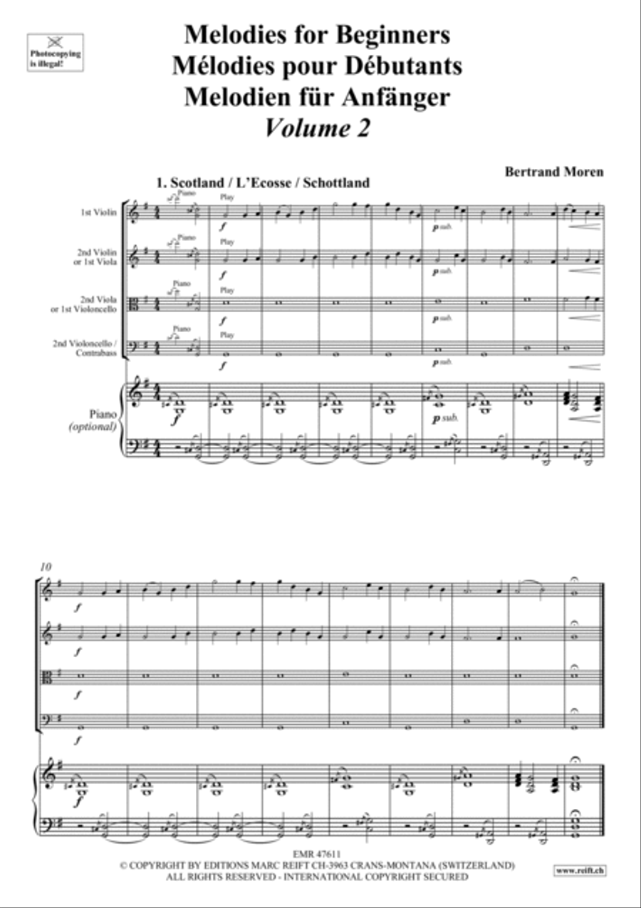Melodies for Beginners Volume 2 Cello scores gallery preview page 2