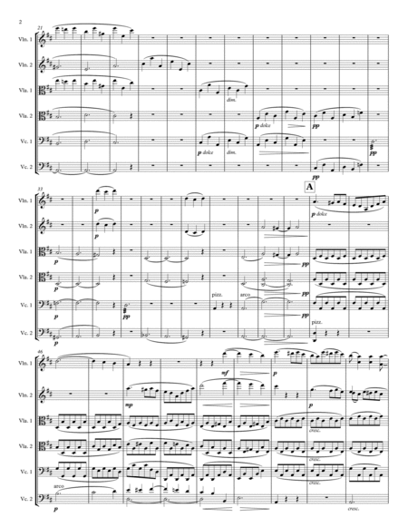 Brahms Symphony No. 2 op. 73 1st movement arr. for string sextet