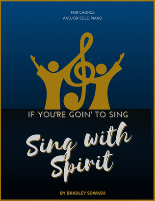 Book cover for Sing with Spirit - 2-part choir and/or piano