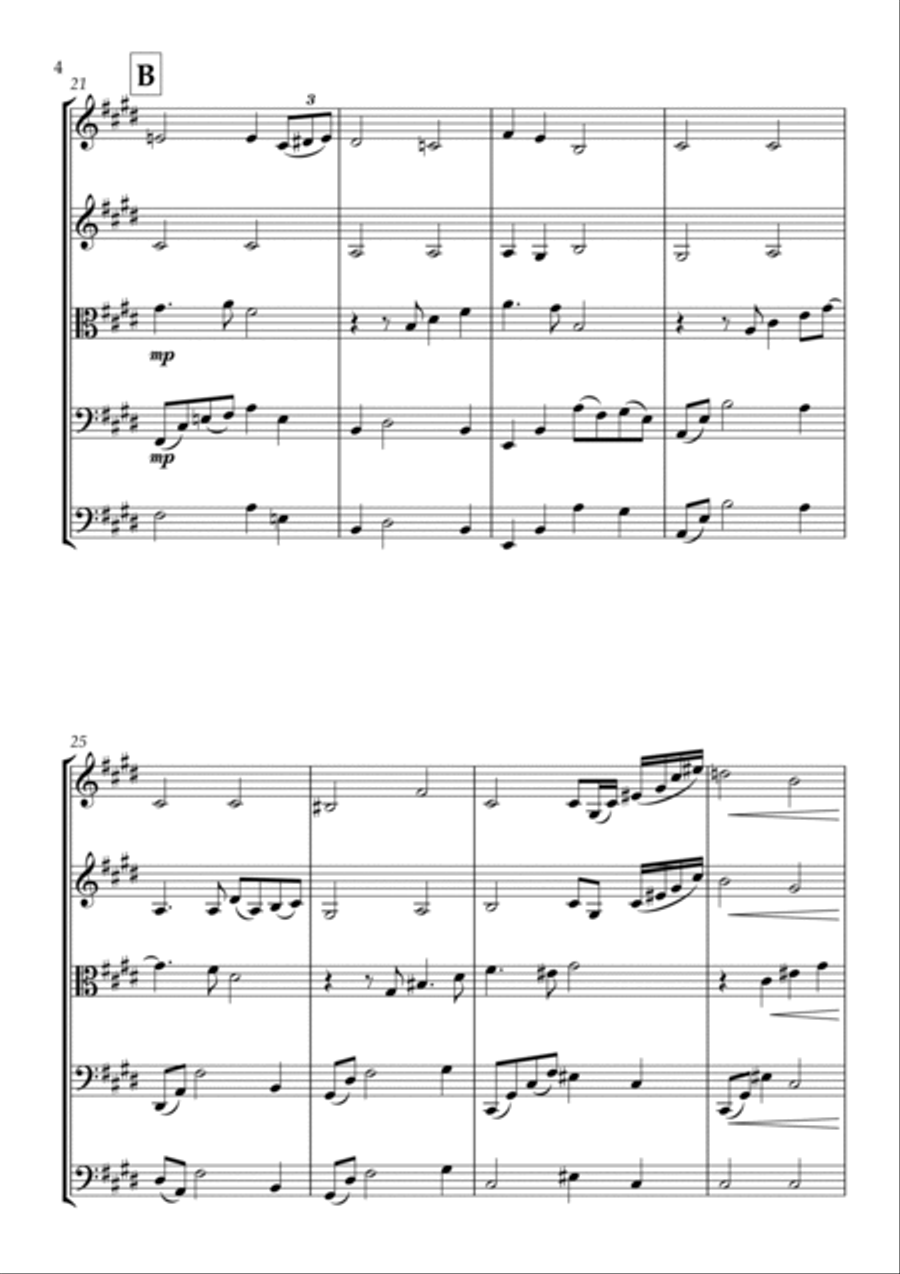 When October Goes String Orchestra scores gallery preview page 4