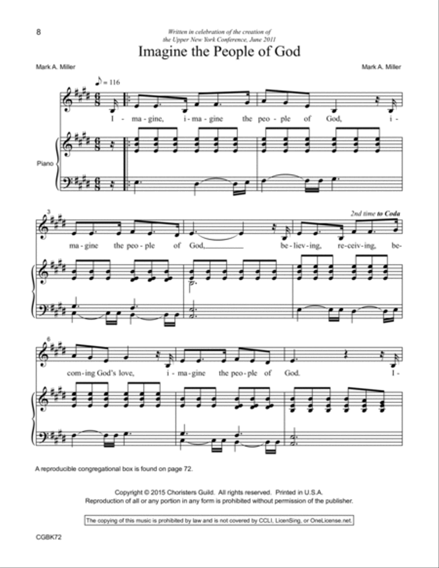Roll Down, Justice!: Sacred Songs and Social Justice Unison Choir scores gallery preview page 4