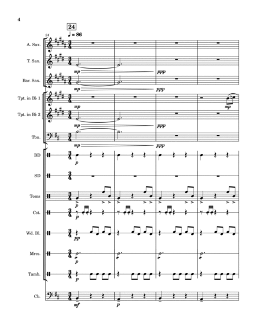 Mark Mark Jazz Ensemble scores gallery preview page 4
