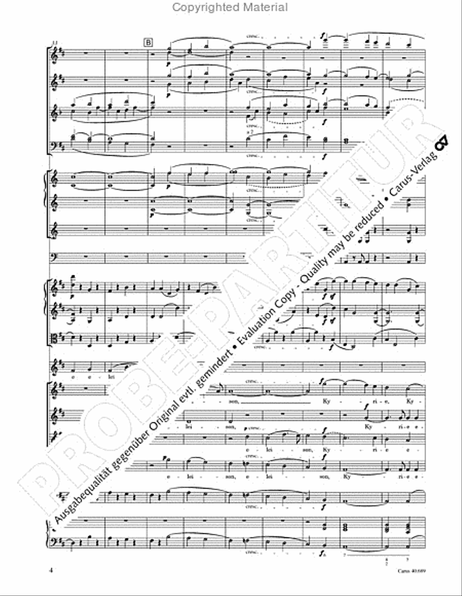 Missa solemnis Missa solemnis 4-Part scores gallery preview page 20