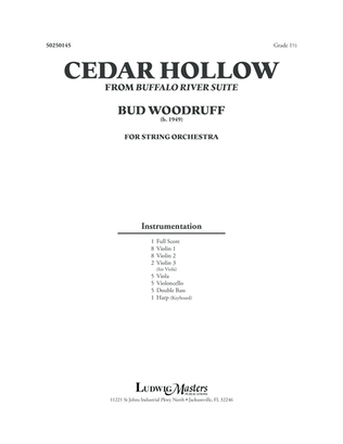 Book cover for Cedar Hollow (from Buffalo River Suite)