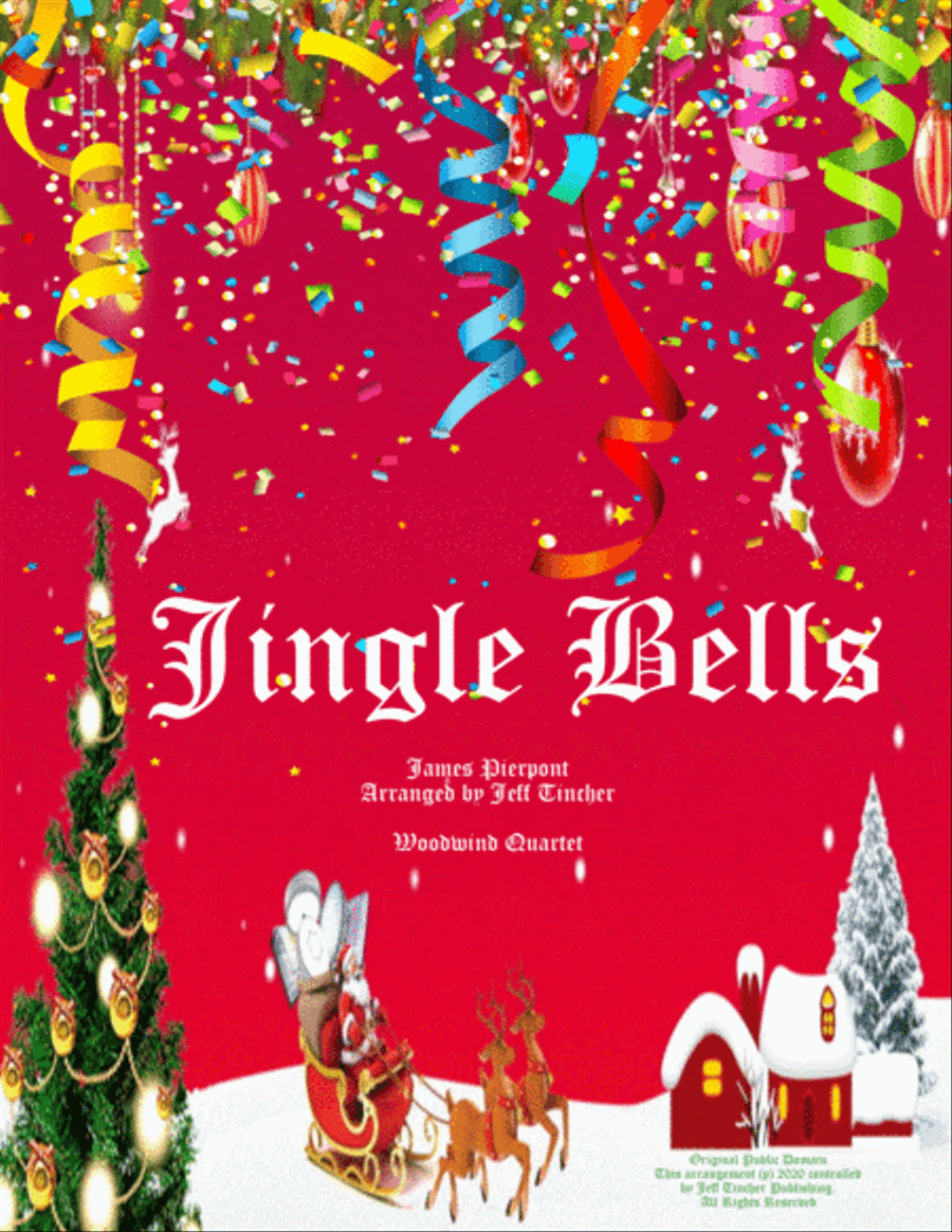 Jingle Bells Woodwind Quartet scores gallery preview page 1