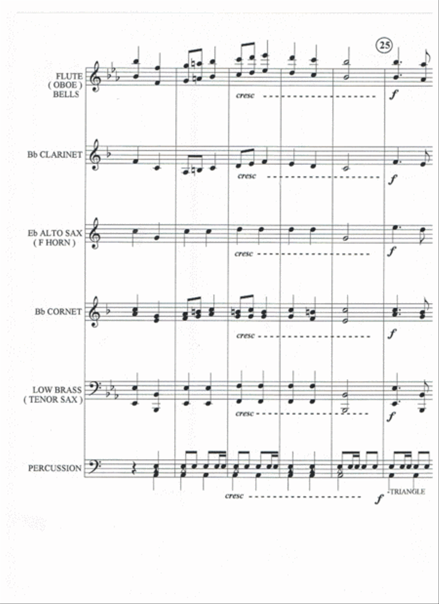 DECK THE HALLS Concert Band scores gallery preview page 5