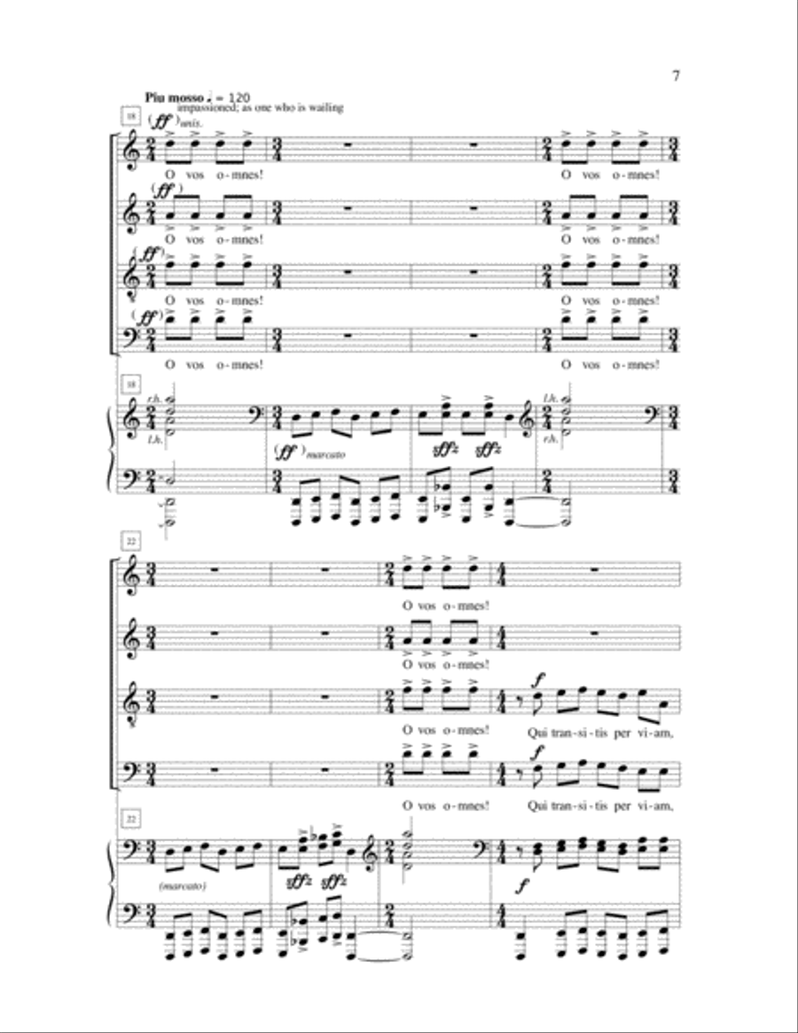 Lamentations of Jeremiah 4-Part scores gallery preview page 4