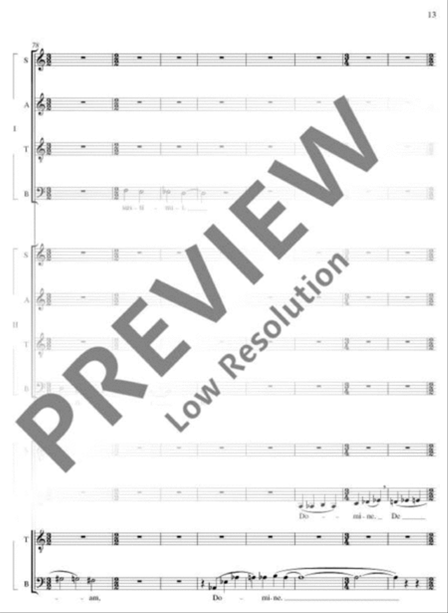 De profundis 4-Part scores gallery preview page 14
