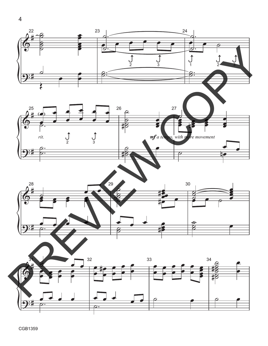 Alas! and Did My Savior Bleed (2-3 octaves) 3-Octaves scores gallery preview page 4