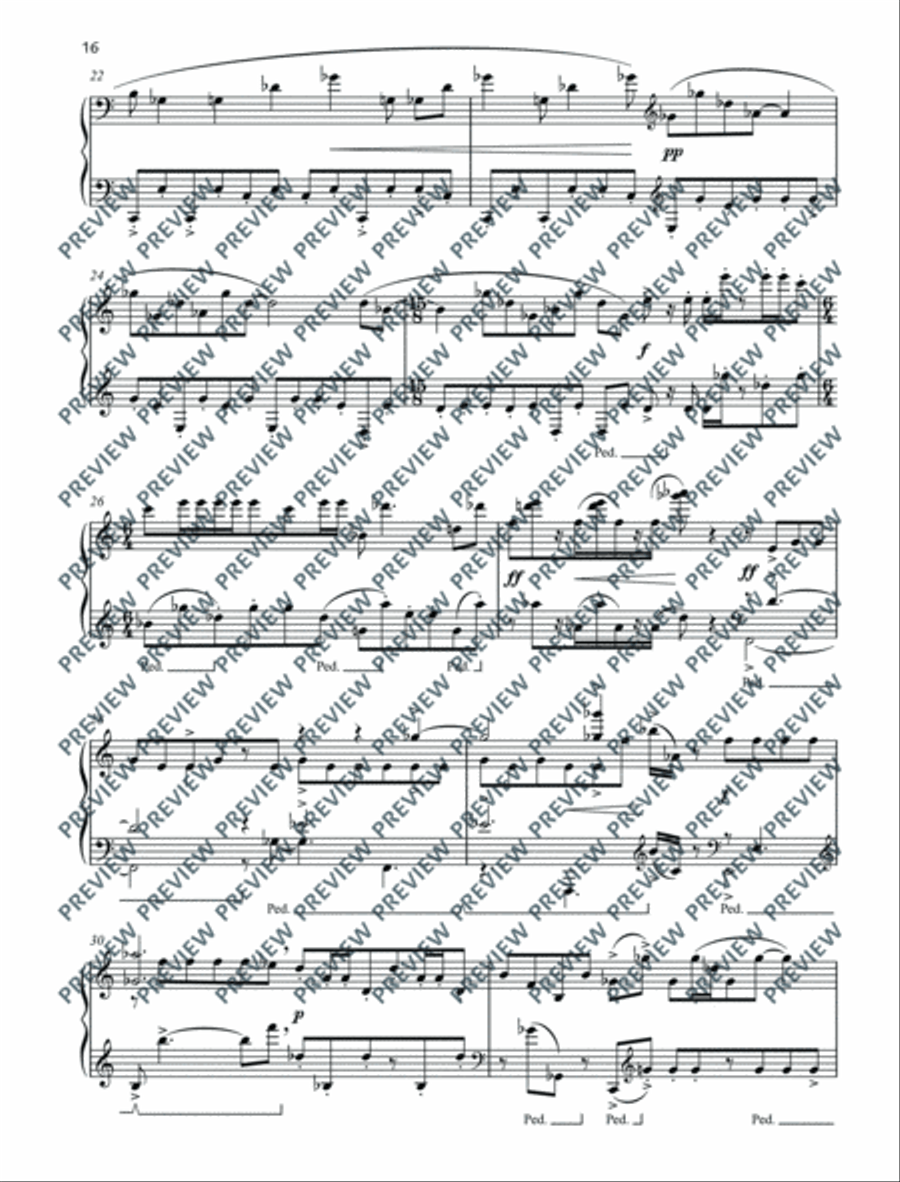 Five Keyboard Pieces Five Keyboard Pieces Piano Solo scores gallery preview page 21