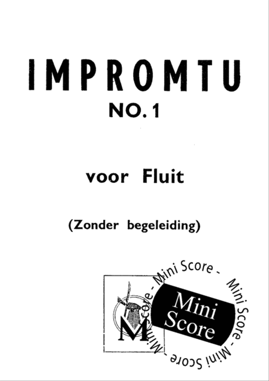 Impromtu no.1 Flute Solo scores gallery preview page 3