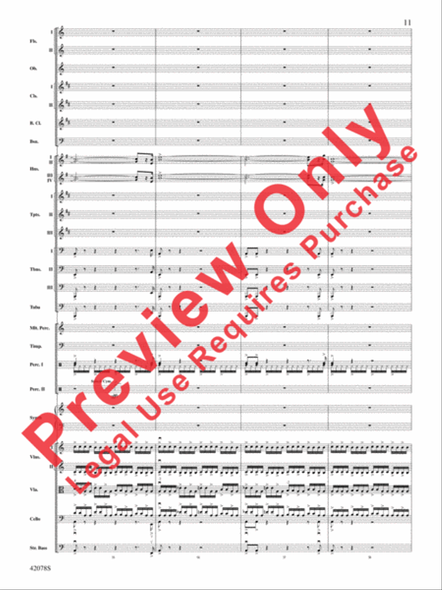 Man of Steel, Selections from Full Orchestra scores gallery preview page 12