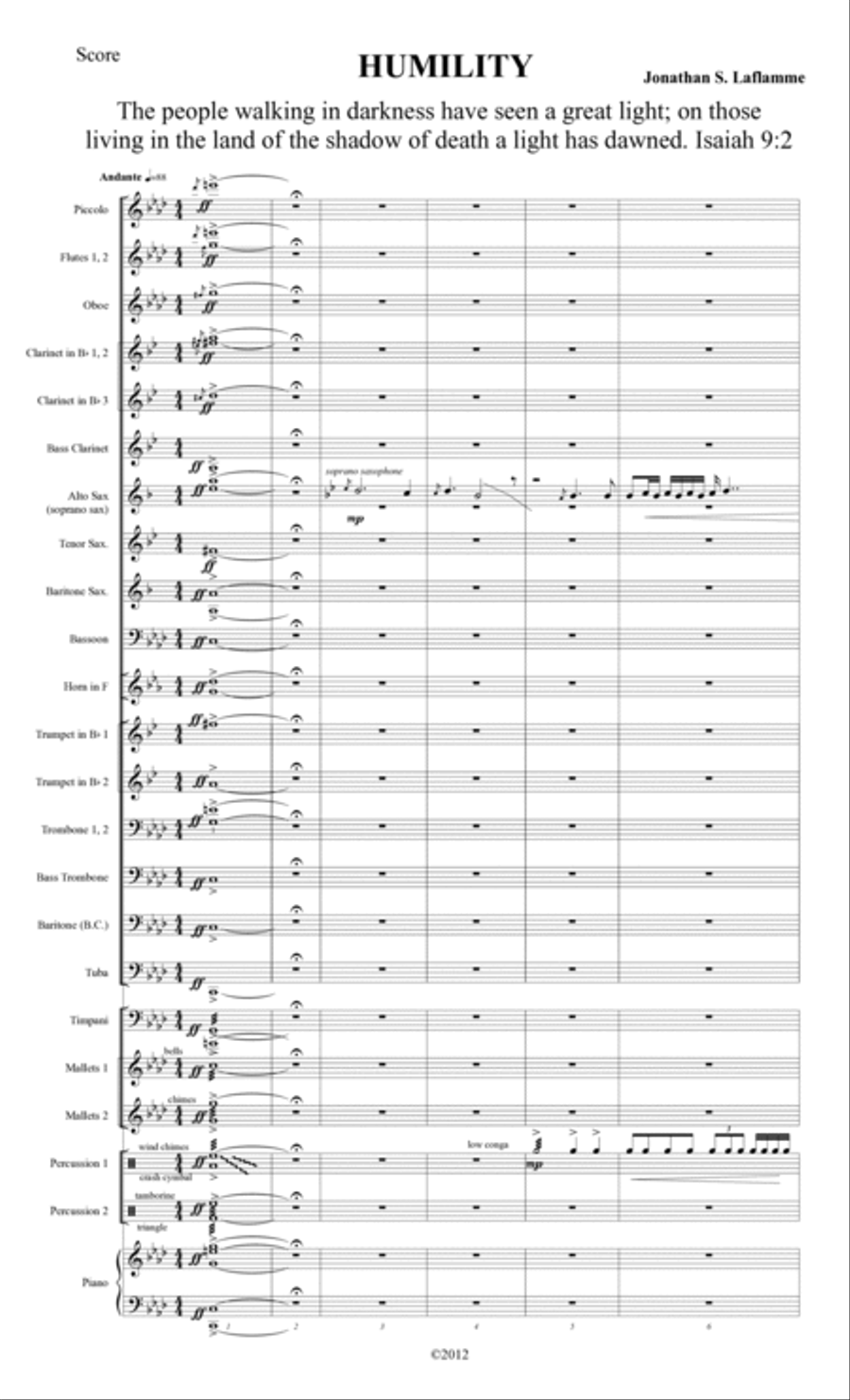 Humility Concert Band scores gallery preview page 3