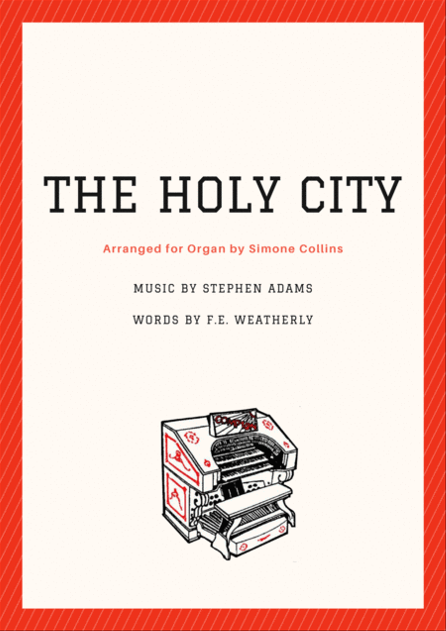 The Holy City (Organ with Lyrics) Organ Solo scores gallery preview page 1