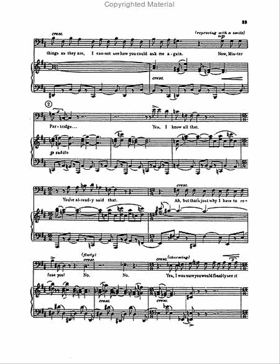 Trouble in Tahiti Choir scores gallery preview page 7