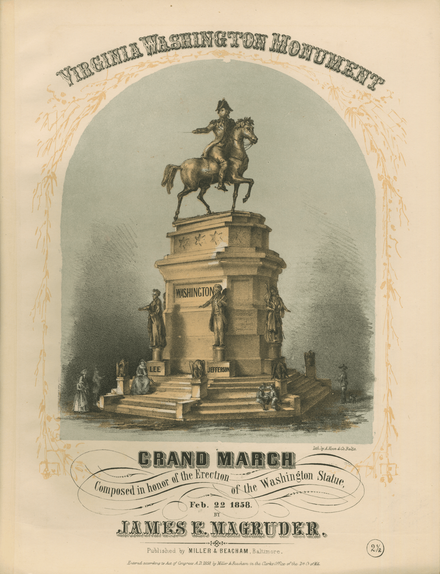 Virginia Washington Monument. Grand March