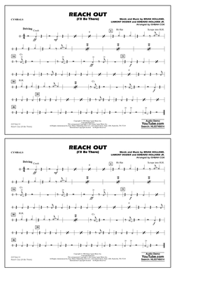 Book cover for Reach Out (I'll Be There) (arr. Cox) - Cymbals