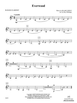 Everwood, Theme from: B-flat Bass Clarinet
