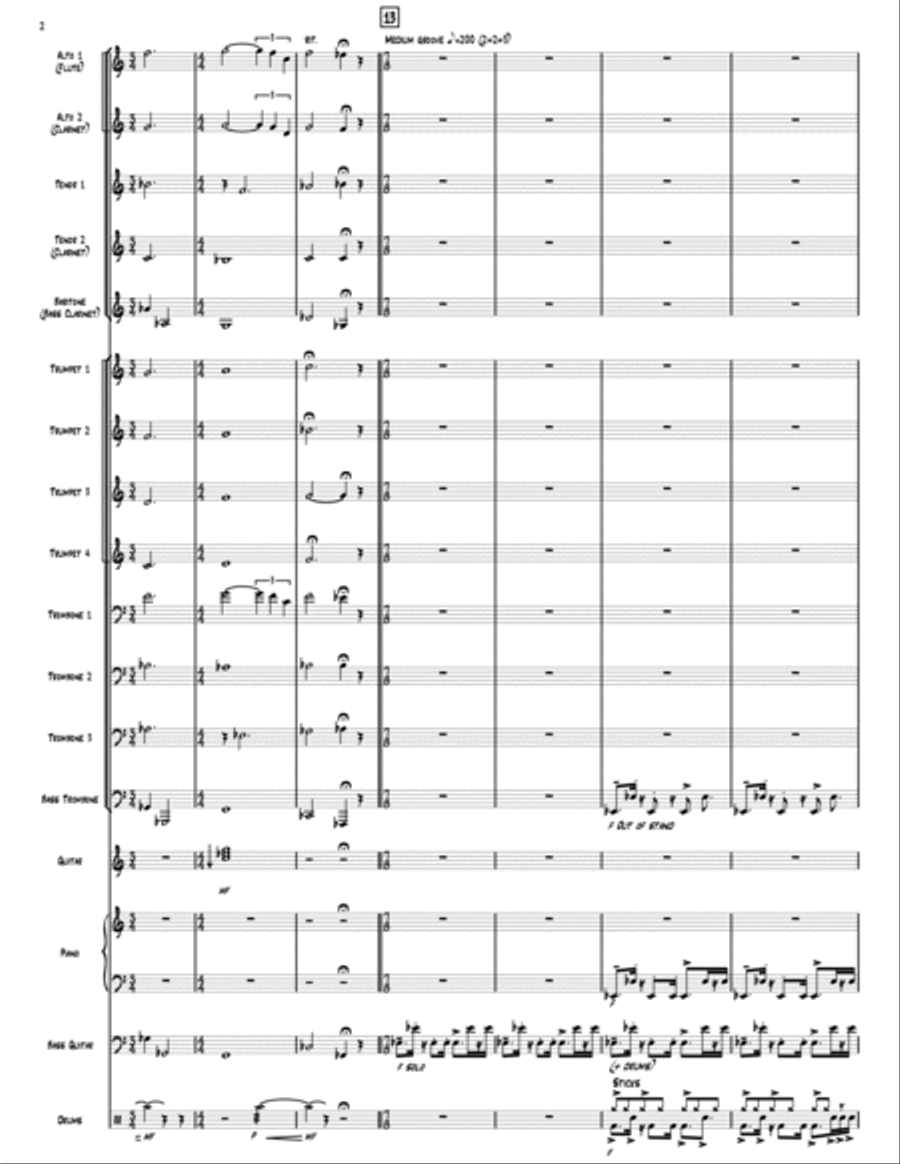 Sense of Gratitude Jazz Ensemble scores gallery preview page 2