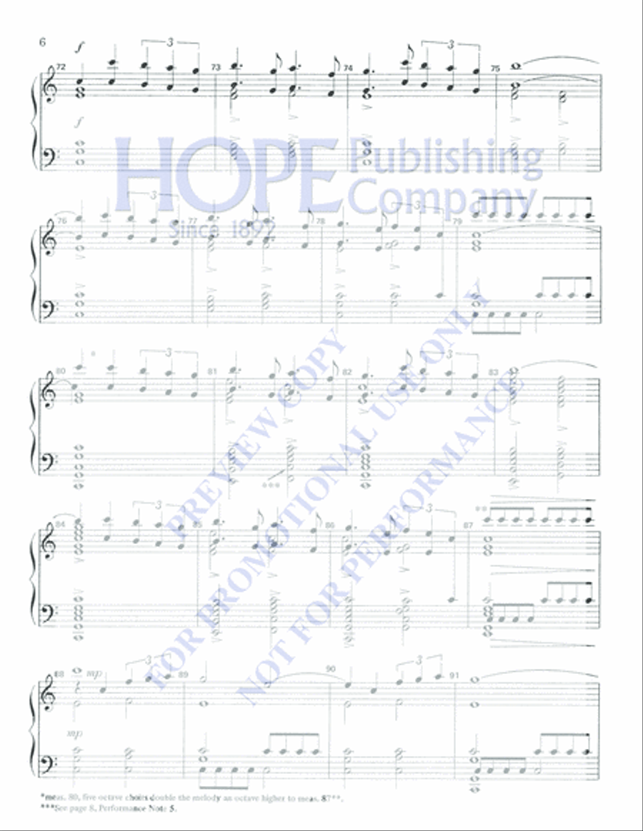 Chariots of Fire 5-Octaves scores gallery preview page 6
