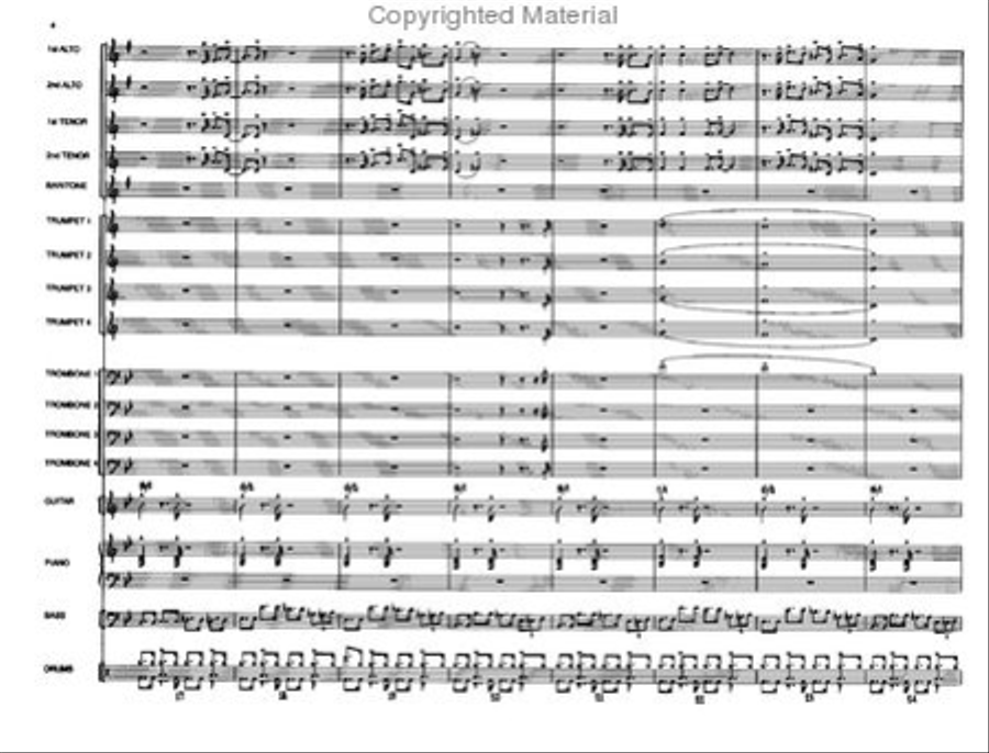 Down At Duke's Place Down At Duke's Place Jazz Ensemble scores gallery preview page 4