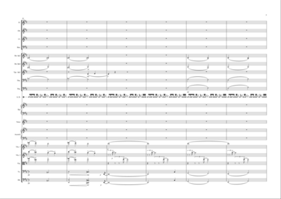 Symphony No.6 op.25 (Tranquility) Choir scores gallery preview page 5