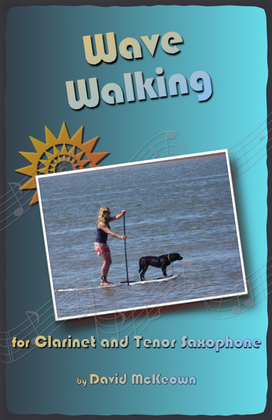 Book cover for Wave-Walking, for Clarinet and Tenor Saxophone Duet