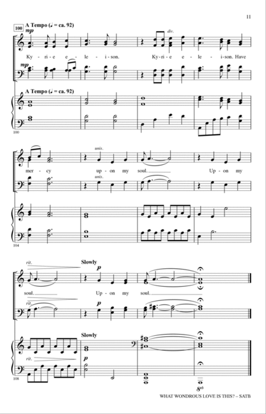 What Wondrous Love Is This? (arr. Heather Sorenson) 4-Part scores gallery preview page 10