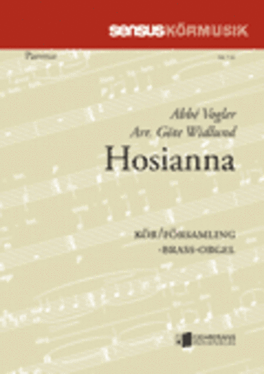 Hosianna - partitur