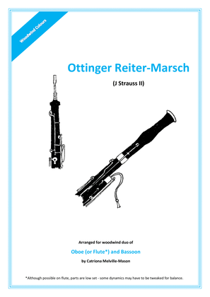 Ottinger Reiter-Marsch - Oboe (Flute) and Bassoon Duet