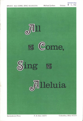 All Come, Sing Alleluia