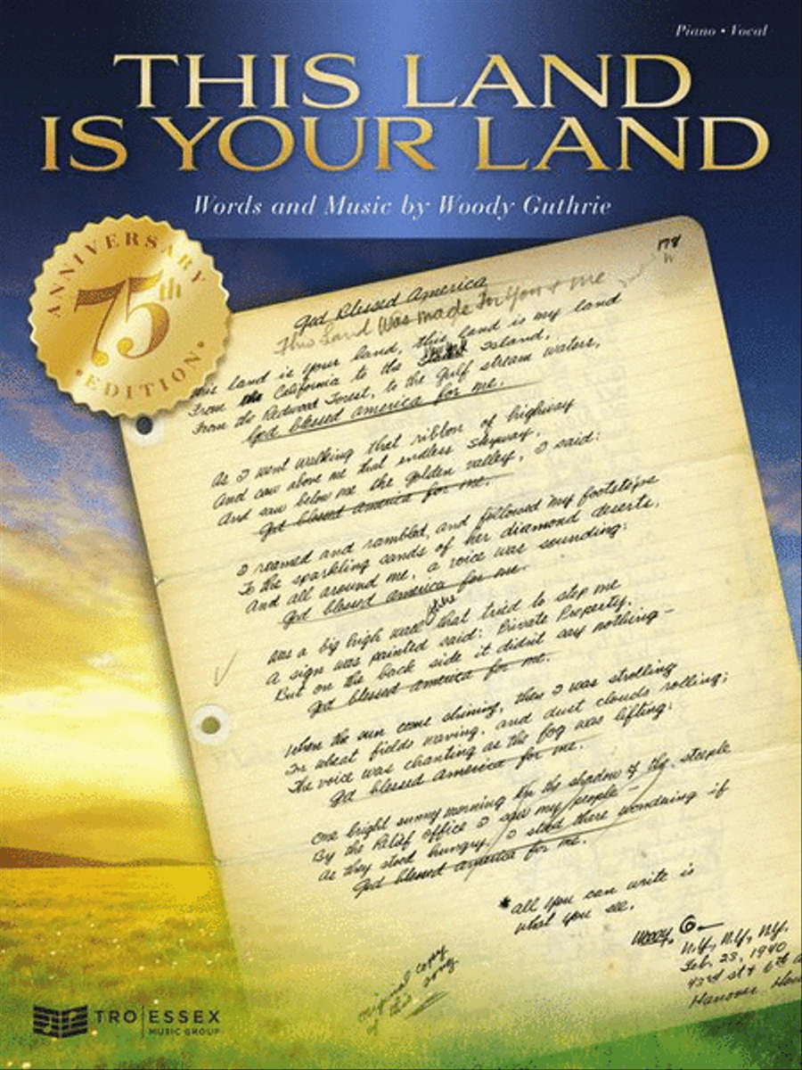 This Land Is Your Land Piano, Vocal scores gallery preview page 3