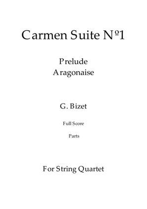 Book cover for Carmen Suite Nº 1 (Prelude and Aragonaise) - G. Bizet (Full Score and Parts)