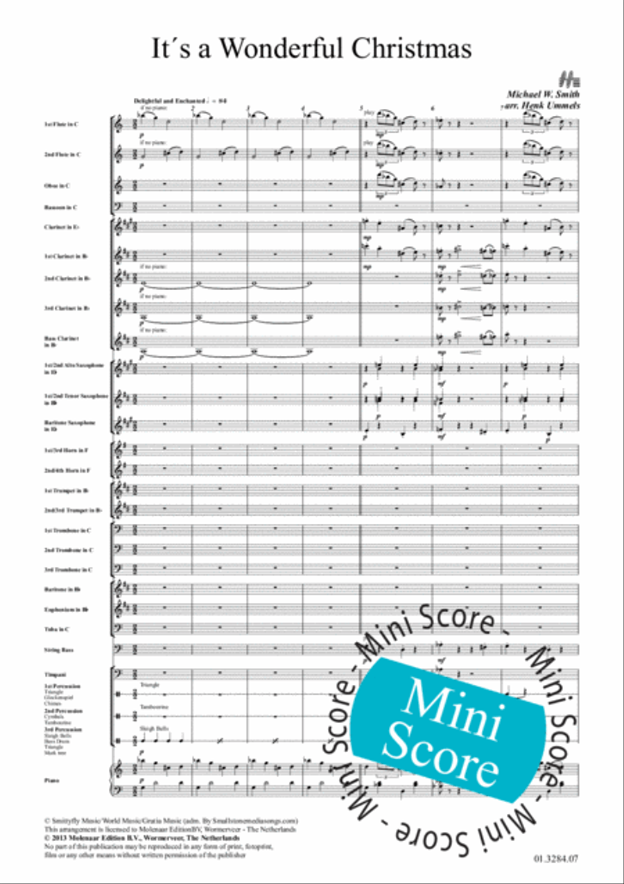 It's a Wonderful Christmas Concert Band scores gallery preview page 8