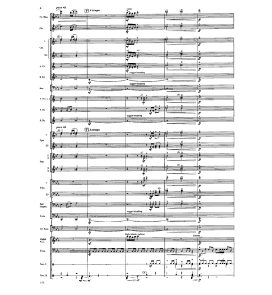 Where the River Flows Where the River Flows Concert Band scores gallery preview page 3