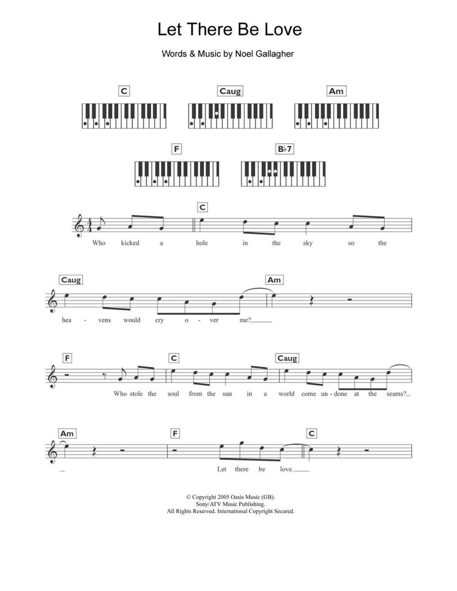 Let There Be Love Let There Be Love Piano scores gallery preview page 1