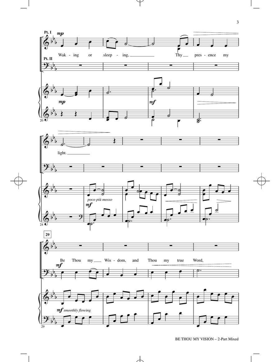 Be Thou My Vision 2-Part scores gallery preview page 2