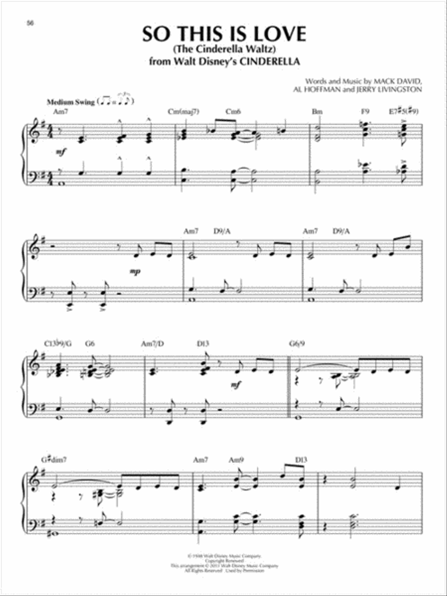 Disney Piano Solo scores gallery preview page 5