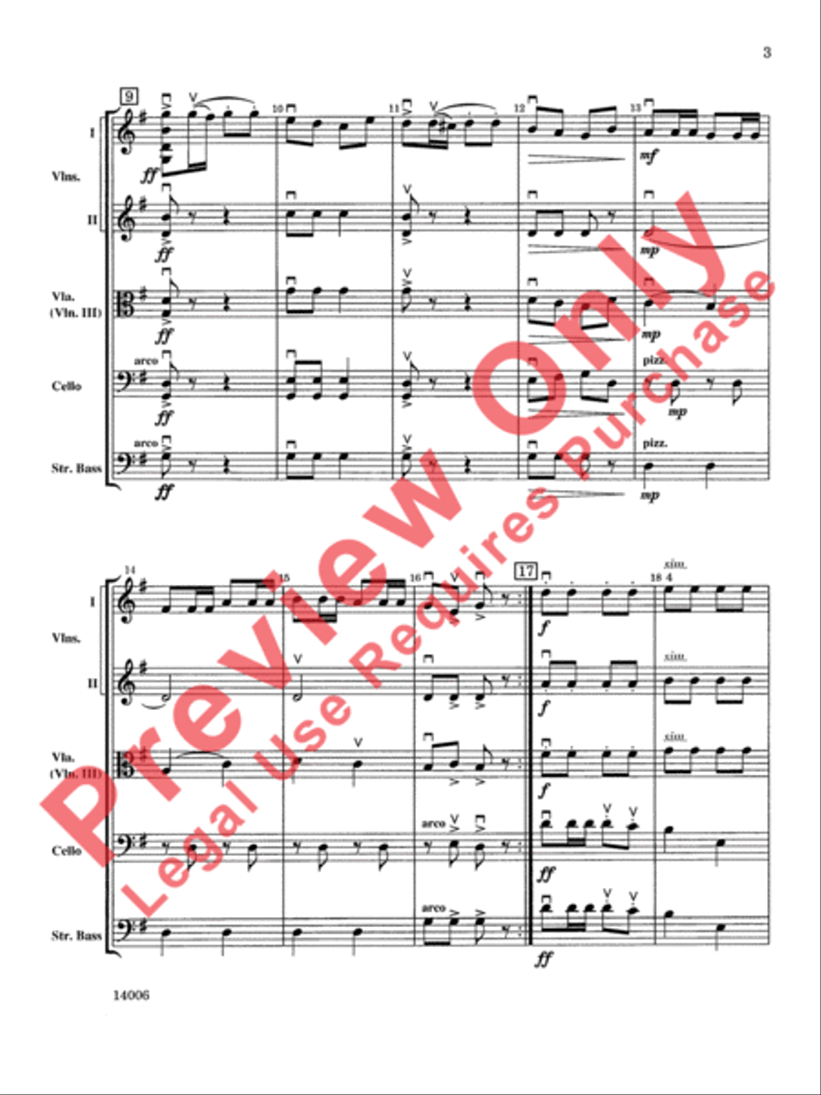 Trepak String Orchestra scores gallery preview page 4