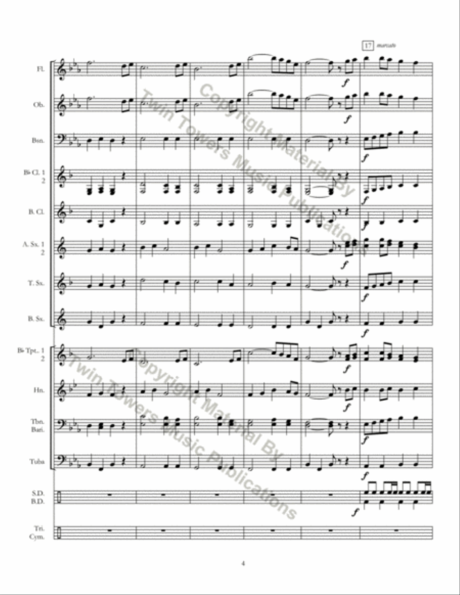 Indian Hills Concert Band scores gallery preview page 5