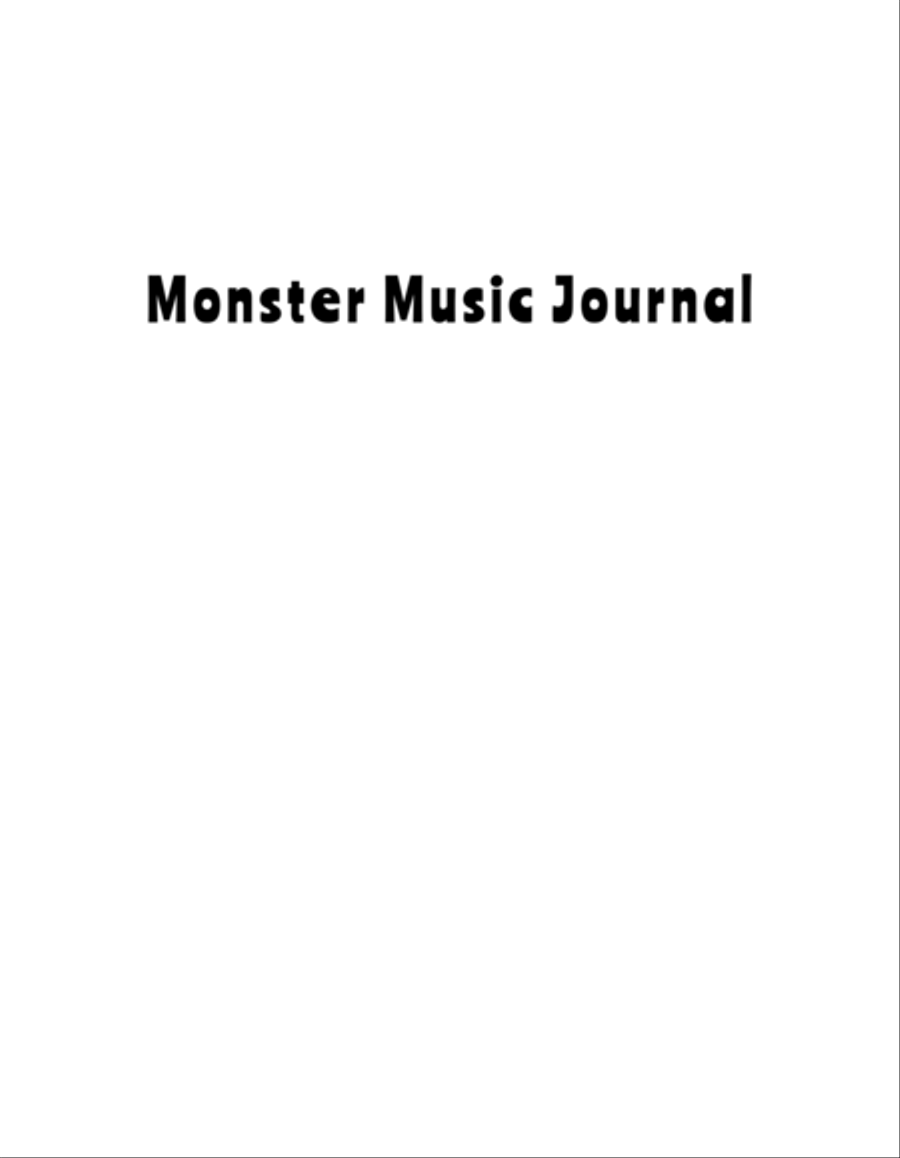 Monster Music Journal by Pearl and Eddie Lewis Small Ensemble scores gallery preview page 2