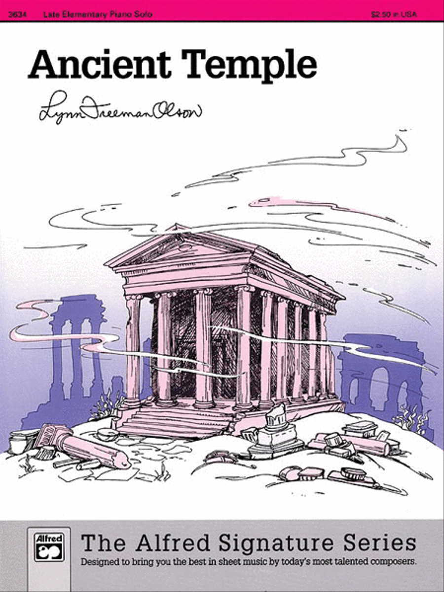Ancient Temple Easy Piano scores gallery preview page 1