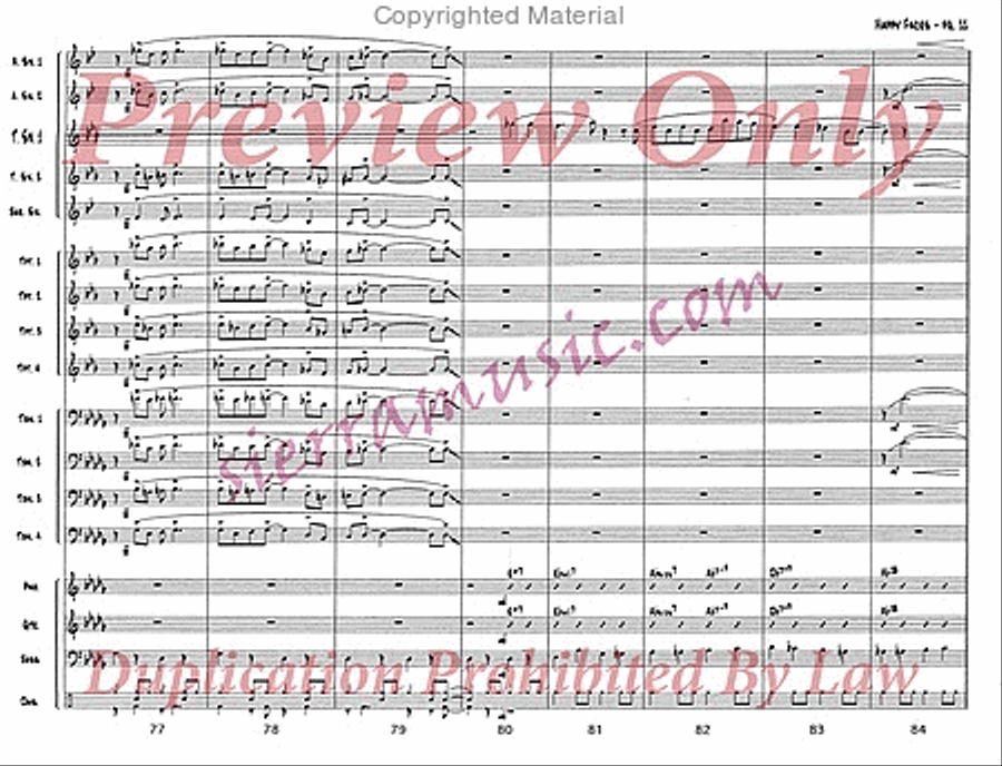 Happy Faces Jazz Ensemble scores gallery preview page 12