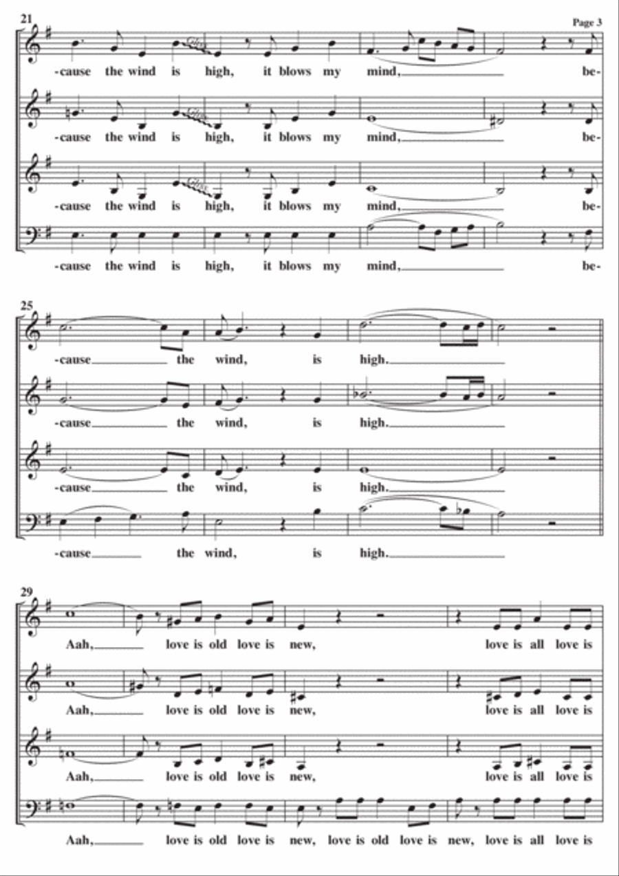 Because Because A Cappella scores gallery preview page 3