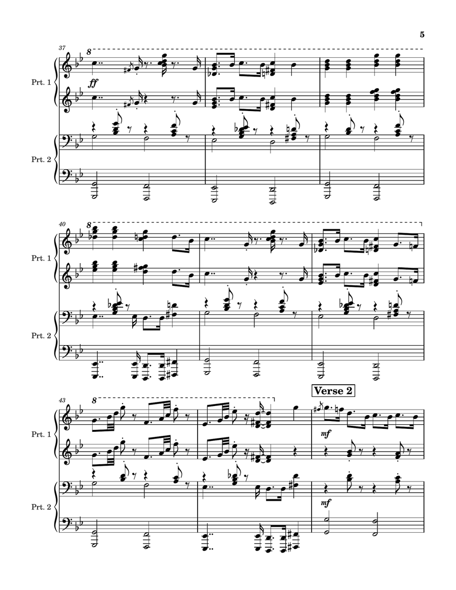 Hit The Road Jack 1 Piano, 4-Hands scores gallery preview page 5