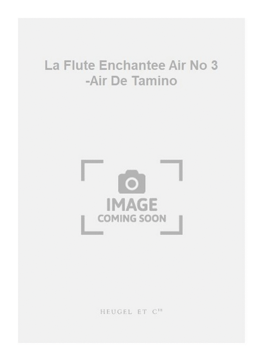 La Flute Enchantee Air No 3 -Air De Tamino
